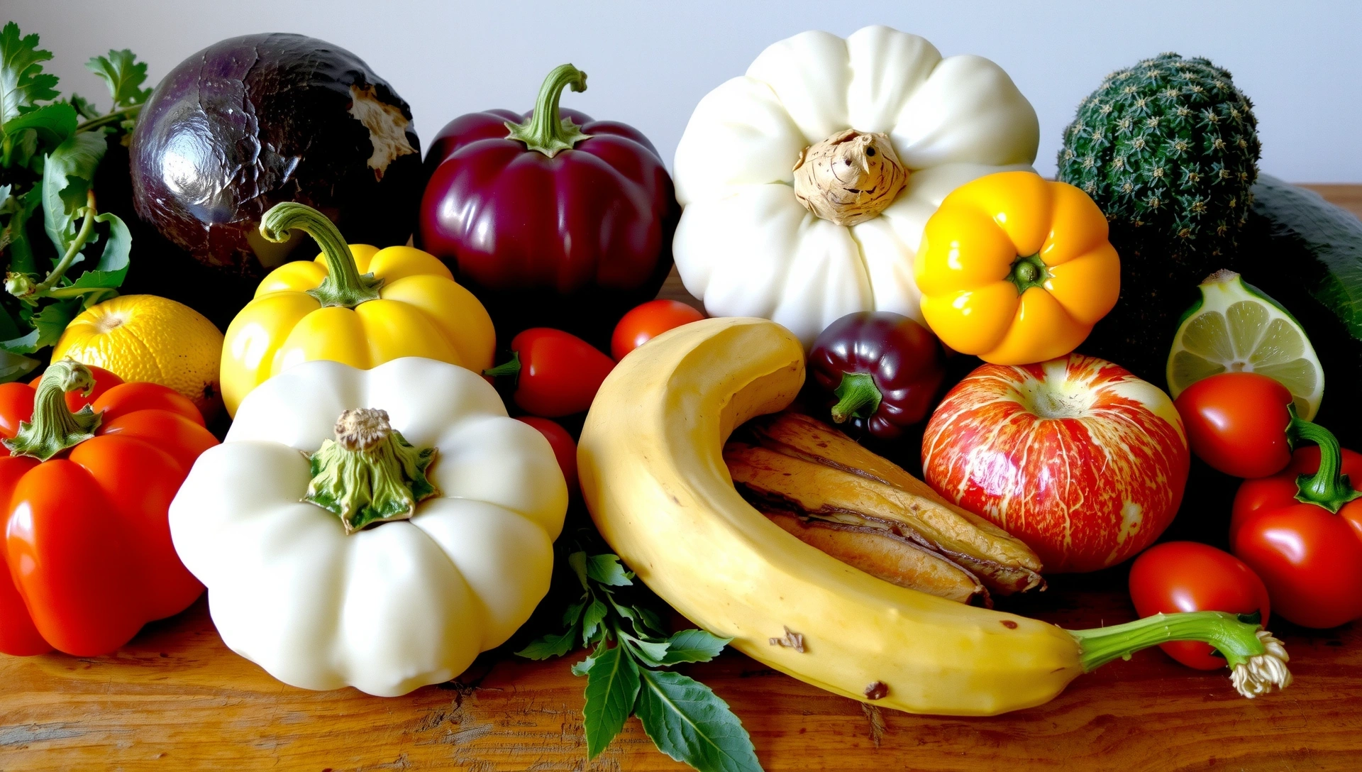 Świeże warzywa i owoce symbolizujące zdrowy styl życia